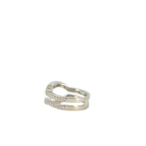 14k White Gold Approximately 0.5ctw Natural Diamond Enhancer Ring