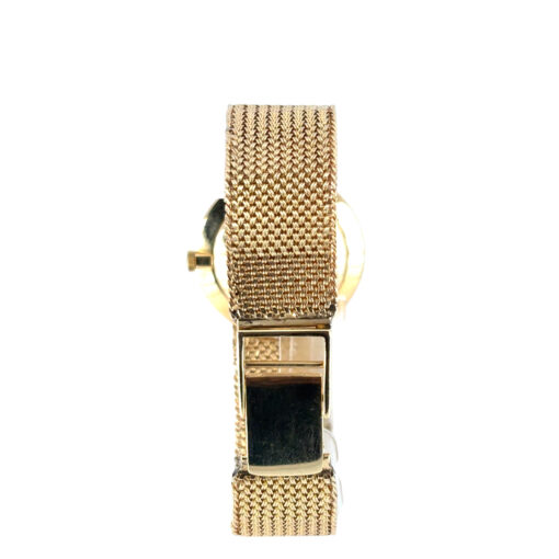 Patek Phillipe 18k Yellow Gold Vintage Black Dial Aftermarket 14k Soldered on Bracelet