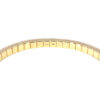 14k Yellow Gold 10.62ctw Natural Round Brilliant Diamond Flexible Bangle Bracelet
