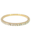 14k Yellow Gold 10.62ctw Natural Round Brilliant Diamond Flexible Bangle Bracelet
