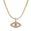 Evil Eye Tennis Necklace