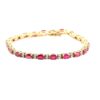 6.72ctw Ruby Diamond Bracelet