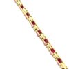 6.72ctw Ruby Diamond Bracelet