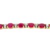 6.72ctw Ruby Diamond Bracelet