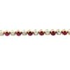 5.98ctw Diamond Ruby Bracelet