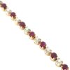 5.98ctw Diamond Ruby Bracelet