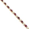 5.98ctw Diamond Ruby Bracelet