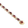 5.98ctw Diamond Ruby Bracelet