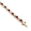 5.98ctw Diamond Ruby Bracelet