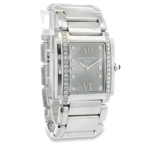 Patek Philippe 4910/10A Twenty-4 Stainless Steel Gray Dial Diamond Ladies Watch - Image 16