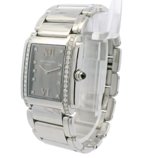 Patek Philippe 4910/10A Twenty-4 Stainless Steel Gray Dial Diamond Ladies Watch - Image 8