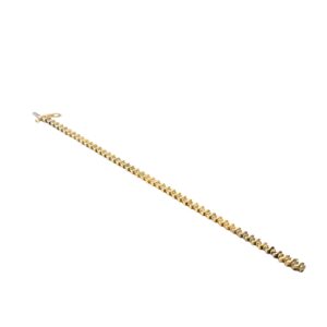 Gold Diamond Tennis Bracelet
