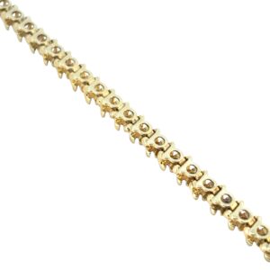 Gold Diamond Tennis Bracelet