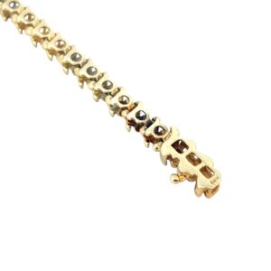 Gold Diamond Tennis Bracelet