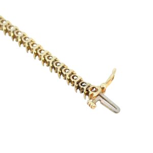 Gold Diamond Tennis Bracelet