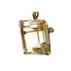 Large Citrine Gemstone Pendant