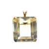 Large Citrine Gemstone Pendant