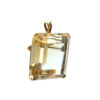 Large Citrine Gemstone Pendant