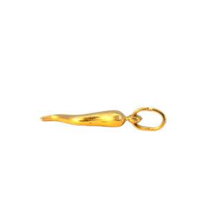 Italian Horn Gold Pendant