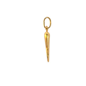 Gold Italian Horn Pendant