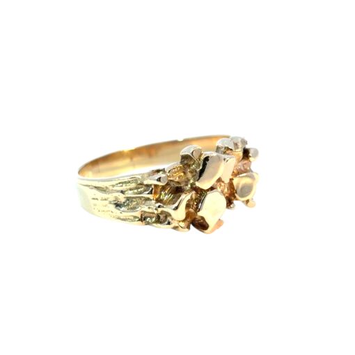 14k Gold Nugget Ring