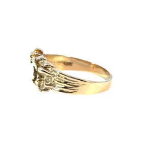 14k Gold Nugget Ring