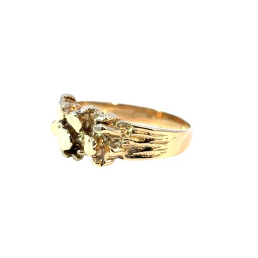 14k Gold Nugget Ring
