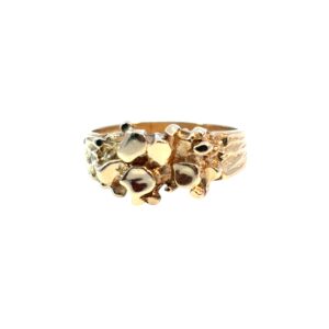 14k Gold Nugget Ring