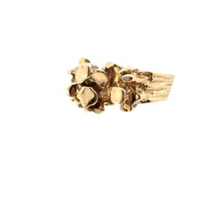14k Gold Nugget Ring