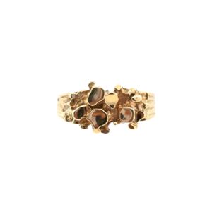 14k Gold Nugget Ring