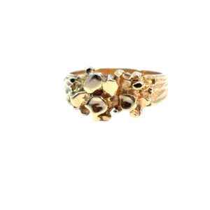 14k Gold Nugget Ring
