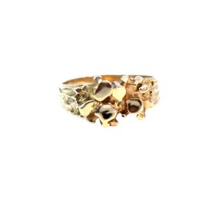 14k Gold Nugget Ring