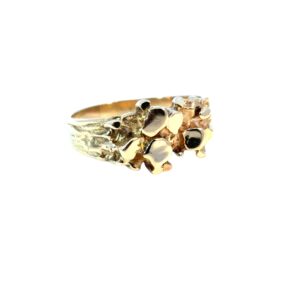 14k Gold Nugget Ring