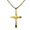 Cross Pendant Rope Necklace