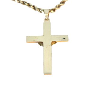 Cross Pendant Rope Necklace