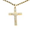 Cross Pendant Rope Necklace