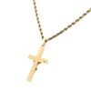 Cross Pendant Rope Necklace