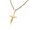 Cross Pendant Rope Necklace