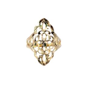 14k Gold Filigree Ring