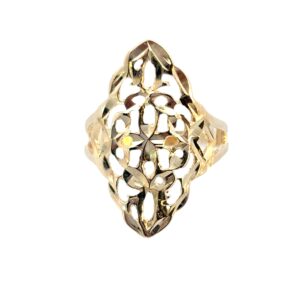 14k Gold Filigree Ring