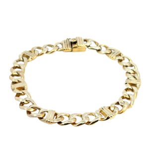 Gold Chain Link Bracelet