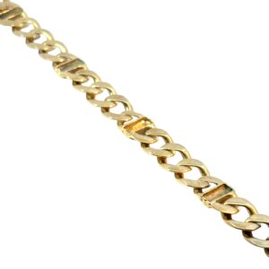 Gold Chain Link Bracelet