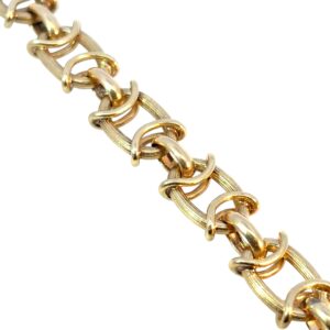 Gold Chain Link Bracelet
