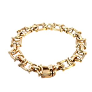 Gold Chain Link Bracelet