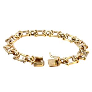 Gold Chain Link Bracelet