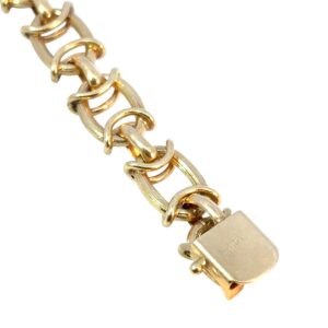 Gold Chain Link Bracelet