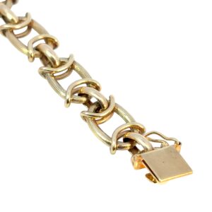 Gold Chain Link Bracelet
