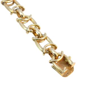 Gold Chain Link Bracelet