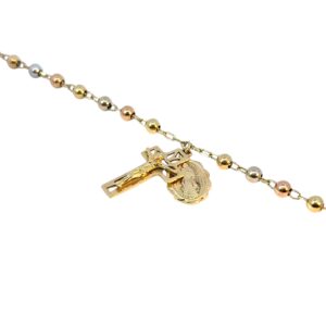 Cross Pendant Rosary Bracelet