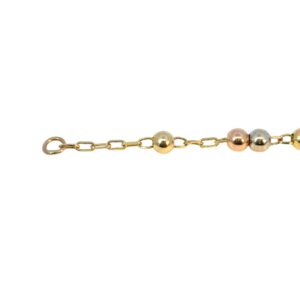Cross Pendant Rosary Bracelet